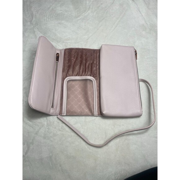 Handbags - Arnold Willis Pink Grain Travel Makeup Pouch NWT